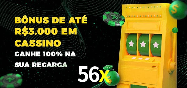 56x melhor bônus de depósito